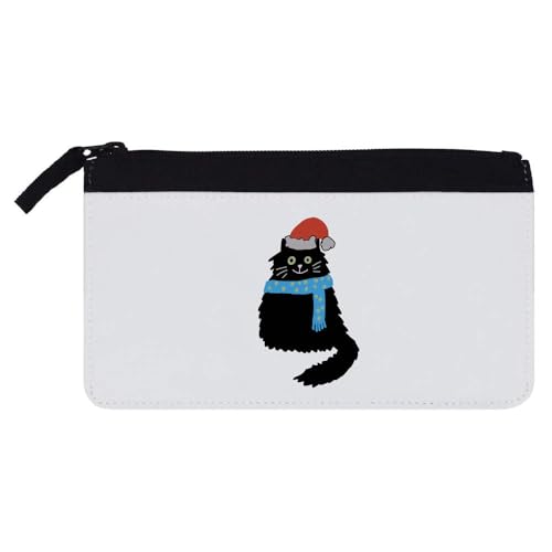 Azeeda 'Frohe Weihnachten, Schwarze Katze' Stifteetui (PC00053343) von Azeeda