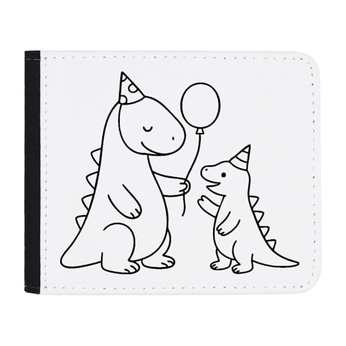 Azeeda 'Geburtstag Dinosaurier' Geldbörse (WL00029975) von Azeeda