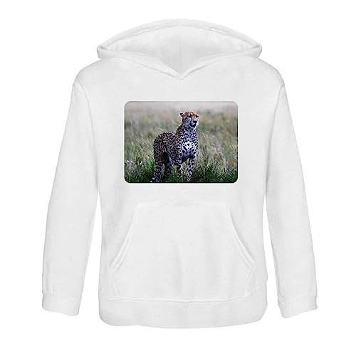 Azeeda 'Gepard' Kinder Hoodie/Kapuzenpulli 5-6 Jahre (KO00022945) von Azeeda