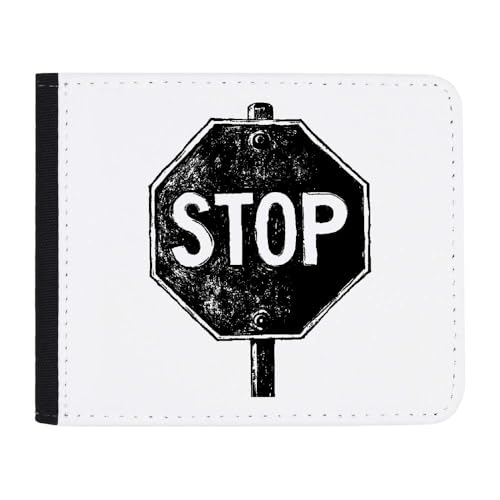 Azeeda 'Halt Schild' Geldbörse (WL00026922) von Azeeda