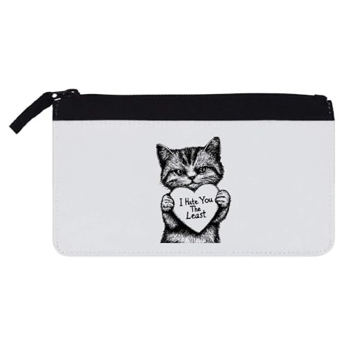 Azeeda 'Ich Hasse Dich am wenigsten Katze hält Karte' Stifteetui (PC00052969) von Azeeda