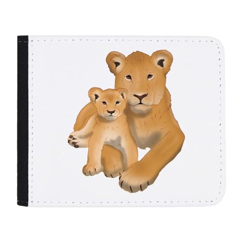 Azeeda 'Löwin und Junges' Geldbörse (WL00029568) von Azeeda