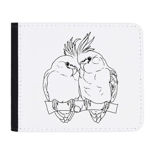 Azeeda 'Nymphensittich-Paar' Geldbörse (WL00029508) von Azeeda