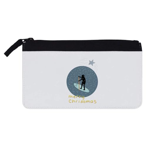 Azeeda 'Paddle Boarding Frohe Weihnachten Nachricht ' Stifteetui (PC00054021) von Azeeda