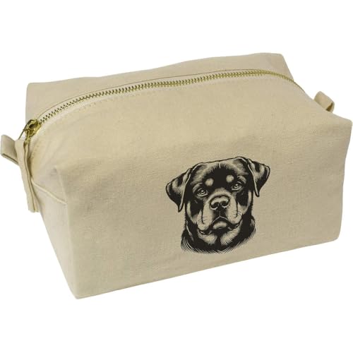 Azeeda 'Rottweiler Dog Portrait' Wasch/Make-up Tasche (CS00040549) von Azeeda