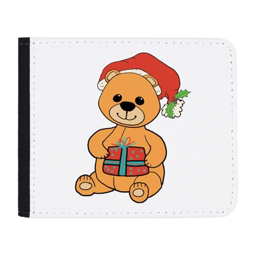 Azeeda 'Weihnachts Teddybär' Geldbörse (WL00026451) von Azeeda
