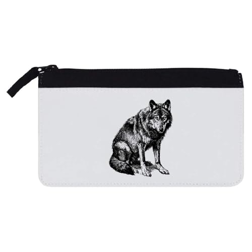 Azeeda 'Wolf sitzend' Stifteetui (PC00056848) von Azeeda