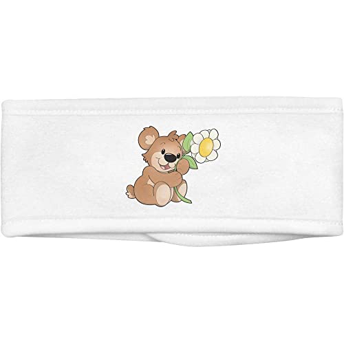 'Blumen-Teddybär' Beauty Head Band/Haarband (HB00024940) von Azeeda