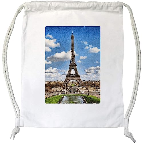 'Eiffelturm Paris' Kordelzug/Sporttasche (DB00011757) von Azeeda