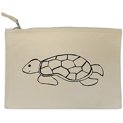 'Glückliche Schildkröte' Clutch/Makeup-Fall (CL00032943) von Azeeda