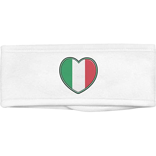 'Italien-Flaggen-Herz' Beauty Head Band/Haarband (HB00025531) von Azeeda