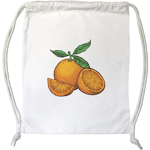 'Orangen' Kordelzug/Sporttasche (DB00032049) von Azeeda