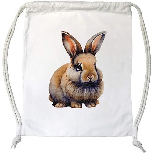 'Süßer Hase' Kordelzug/Sporttasche (DB00032363) von Azeeda