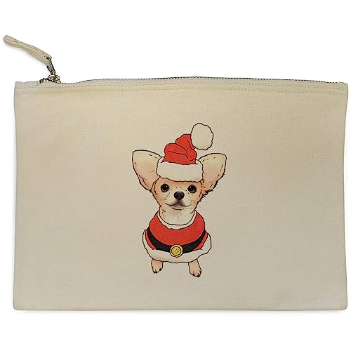 'Weihnachts-Chihuahua' Clutch/Makeup-Fall (CL00032492) von Azeeda