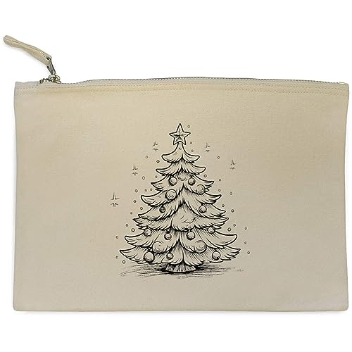 'Weihnachtsbaum' Clutch/Makeup-Fall (CL00033460) von Azeeda