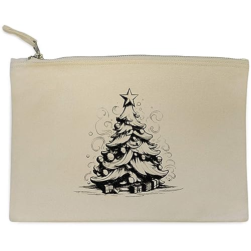 'Weihnachtsbaum' Clutch/Makeup-Fall (CL00033461) von Azeeda