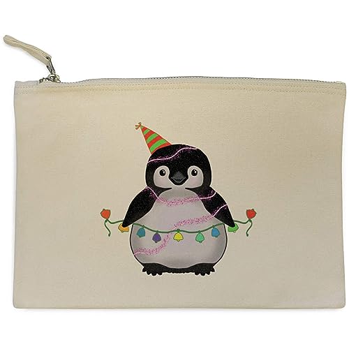 'Weihnachtspinguin' Clutch/Makeup-Fall (CL00033452) von Azeeda