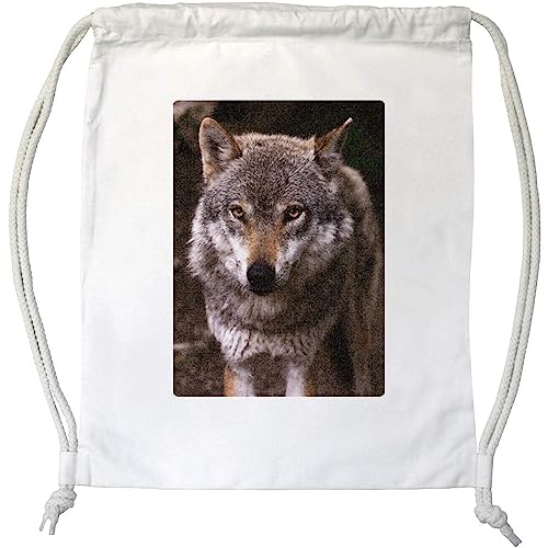 'Wolf' Kordelzug/Sporttasche (DB00011615) von Azeeda
