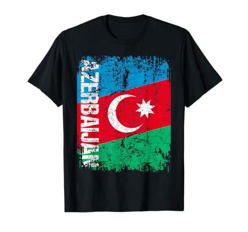 ASERBAIDSCHAN Flagge | Damen Herren Kinder ASERBAIDSCHAN T-Shirt ASERBAIDSCHAN Flagge | Damen Herren Kinder ASERBAIDSCHAN T-Shirt von Azerbaijan Family Shop