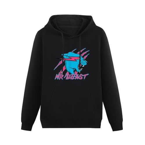 Mr Gaming Beast Game Men's Warm Hoodie Fluffy Pullover Long Sleeve Sweatshirt with Two Pocket Size M von Azizat