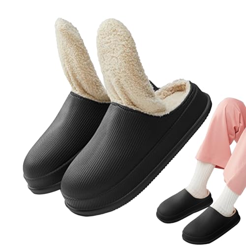 Aznever Damen Winterhausschuhe,Plüsch-Schlupfschuhe für hauswarme Schlafzimmer | Indoor Outdoor Clog Flauschige Winter-Hausschuhe für Männer und Frauen von Aznever