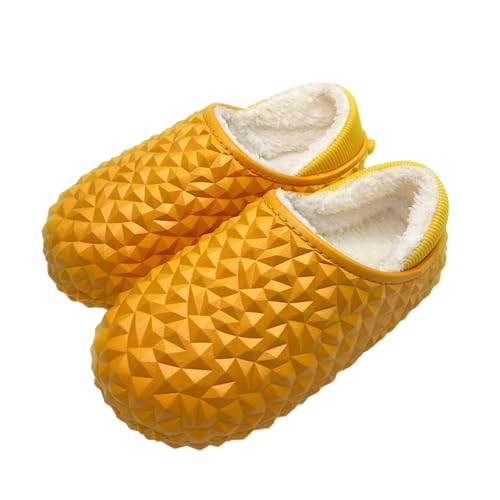 Bootie-Hausschuhe - Leise, volle Hausschuhe in Durian-Form | Kreative lässige Damenschuhe mit weichem Futter für Schlafzimmer, Wohnzimmer, Küche, Reisen Aznever von Aznever