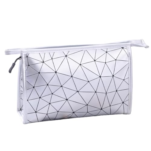 Make-up-Tasche mit Griff, Kosmetik-Organizer-Tasche | Frauen-Reißverschluss-Beutel-Organisator-Kasten | Wasserfester Make-up-Pinsel-Organizer aus PU-Leder für Lippenstift, Foundation von Aznever