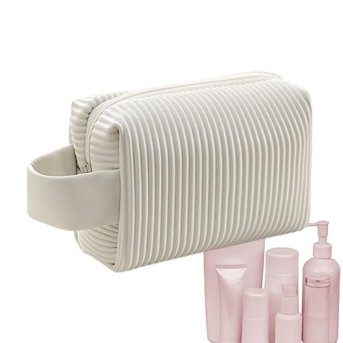 Schminktasche - Reisekosmetiktasche | Make-up-Koffer mit großem Fassungsvermögen und tragbarem Griff für Hautpflege-Toilettenartikel, Shampoo, Geburtstagsgeschenke für Frauen und Mädchen Aznever von Aznever