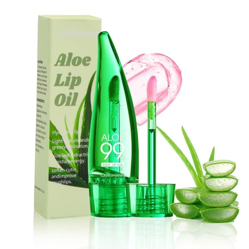 Aloe Vera Lippenstift set, Magischer Temperatur Farbwechsel Lippenbalsam, Transparent Natural Lip Balm, Hydrating Glow Lip Tint Aloe Vera langanhaltender nahrhafter Lippenbalsam für Frauen von Azonelife