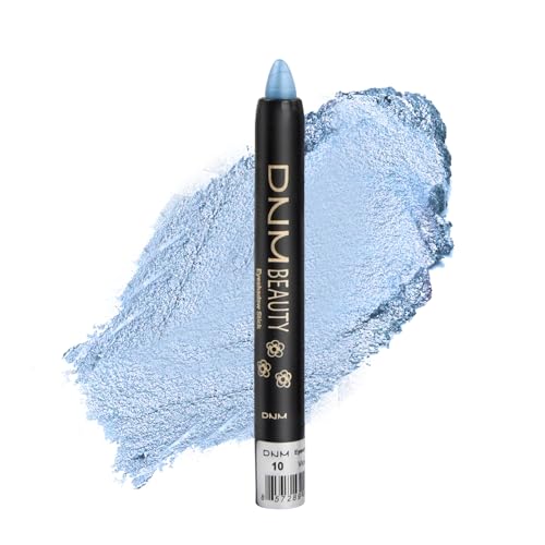 Wasserdichter Lidschatten Bleistift Hervorhebung, Drehbarer Lidschatten-Stift Schimmernd Eyeshadow Pen Creme Glitzer Eyeshadow Pencil Crayon, Erstellen Sie glitzerndes Augen-Make-up (Himmelblau) von Azonelife