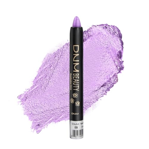 Wasserdichter Lidschatten Bleistift Hervorhebung, Drehbarer Lidschatten-Stift Schimmernd Eyeshadow Pen Creme Glitzer Eyeshadow Pencil Crayon, Erstellen Sie glitzerndes Augen-Make-up (Violett) von Azonelife