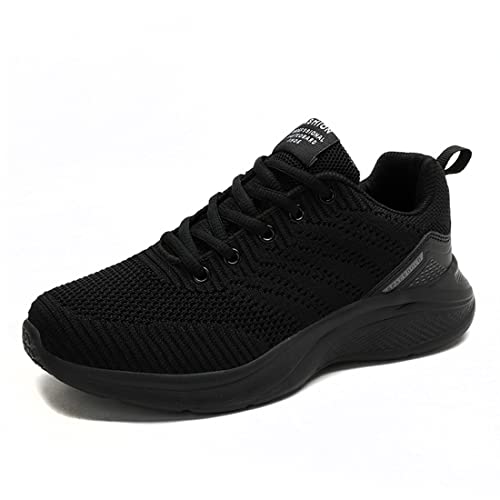 Azooken Damen Laufschuhe Sportschuhe Joggingschuhe Tennisschuhe Straßenlaufschuhe Freizeit Sneaker Outdoor Fitness Gym Traillauf Schuhe（0985-Black40） von Azooken