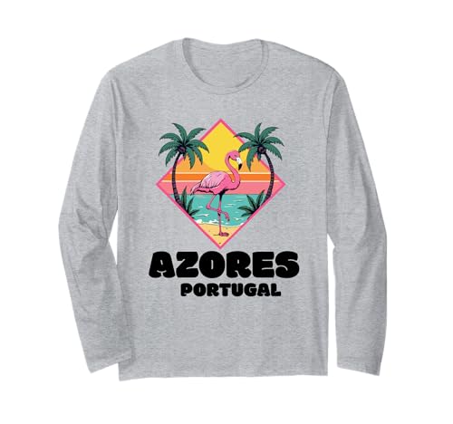 Azoren Insel Portugal Souvenir Männer Souvenir Strand Langarmshirt von Azores Portugal souvenir beach men women