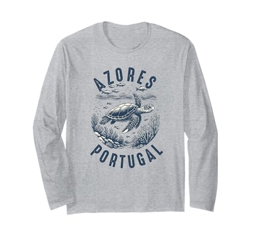 Azoren Insel Portugal Souvenir Männer Souvenir Strand Langarmshirt von Azores Portugal souvenir beach men women