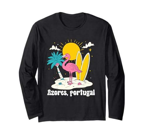 Azoren Insel Portugal Souvenir Männer Souvenir Strand Langarmshirt von Azores Portugal souvenir beach men women