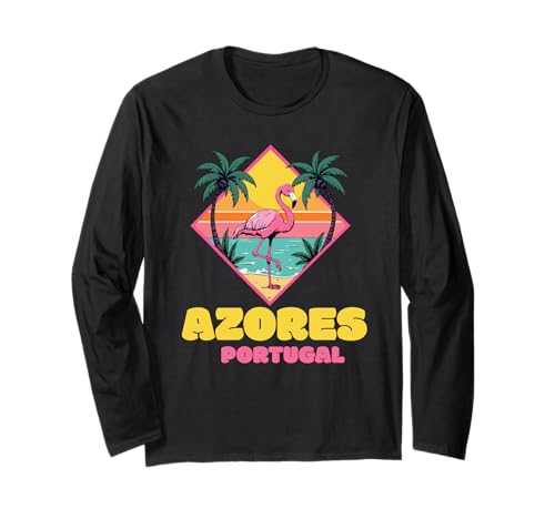 Azoren Insel Portugal Souvenir Männer Souvenir Strand Langarmshirt von Azores Portugal souvenir beach men women