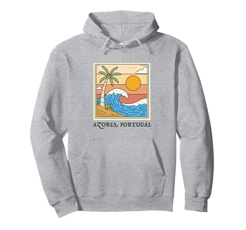 Azoren Insel Portugal Souvenir Männer Souvenir Strand Pullover Hoodie von Azores Portugal souvenir beach men women
