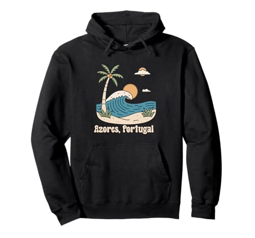 Azoren Insel Portugal Souvenir Männer Souvenir Strand Pullover Hoodie von Azores Portugal souvenir beach men women