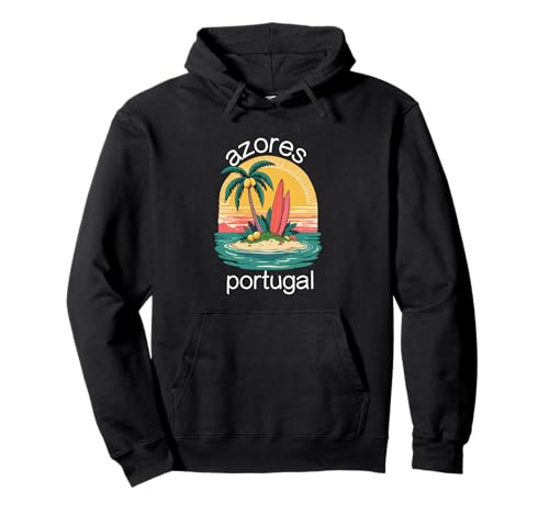 Azoren Insel Portugal Souvenir Männer Souvenir Strand Pullover Hoodie von Azores Portugal souvenir beach men women