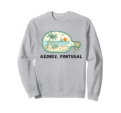 Azoren Insel Portugal Souvenir Männer Souvenir Strand Sweatshirt von Azores Portugal souvenir beach men women