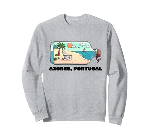 Azoren Insel Portugal Souvenir Männer Souvenir Strand Sweatshirt von Azores Portugal souvenir beach men women