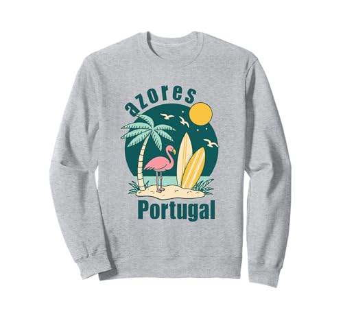 Azoren Insel Portugal Souvenir Männer Souvenir Strand Sweatshirt von Azores Portugal souvenir beach men women
