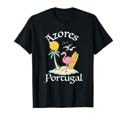 Azoren Insel Portugal Souvenir Männer Souvenir Strand T-Shirt von Azores Portugal souvenir beach men women