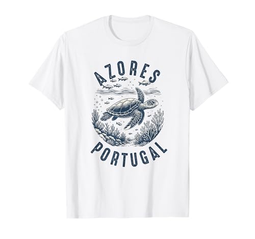 Azoren Insel Portugal Souvenir Männer Souvenir Strand T-Shirt von Azores Portugal souvenir beach men women
