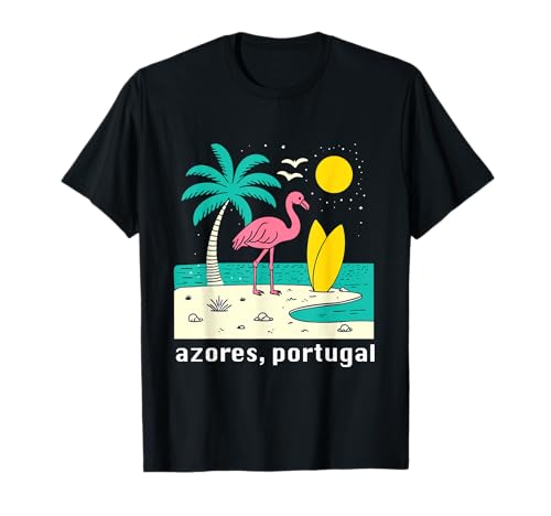Azoren Insel Portugal Souvenir Männer Souvenir Strand T-Shirt von Azores Portugal souvenir beach men women