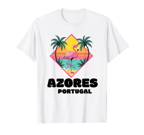 Azoren Insel Portugal Souvenir Männer Souvenir Strand T-Shirt von Azores Portugal souvenir beach men women