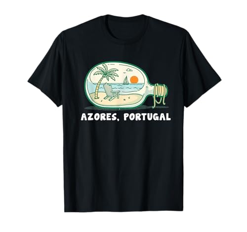 Azoren Insel Portugal Souvenir Männer Souvenir Strand T-Shirt von Azores Portugal souvenir beach men women