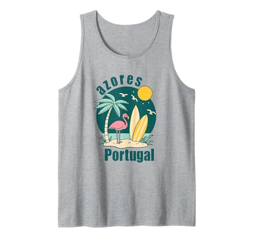 Azoren Insel Portugal Souvenir Männer Souvenir Strand Tank Top von Azores Portugal souvenir beach men women