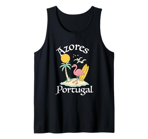 Azoren Insel Portugal Souvenir Männer Souvenir Strand Tank Top von Azores Portugal souvenir beach men women