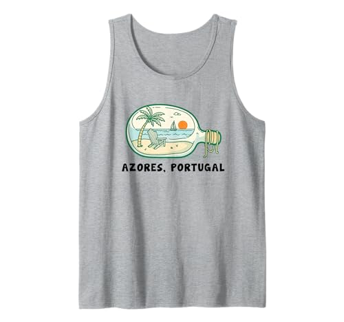Azoren Insel Portugal Souvenir Männer Souvenir Strand Tank Top von Azores Portugal souvenir beach men women